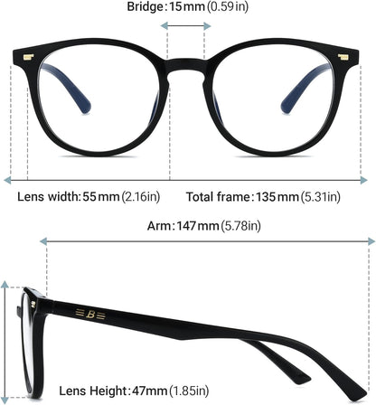 Blue Light Glasses for Women or Men Blue Light Blocking Reading Glasses BT2012